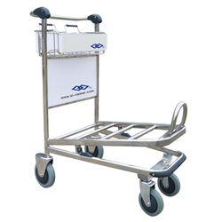 Airport Heavy Loadability Luggage Stainless Steel Trolley