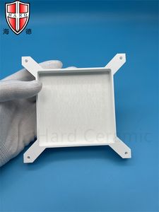 High Temperature Resistance Technical Ceramic Boron Nitride Ceramic Tray Part for Metallurgy