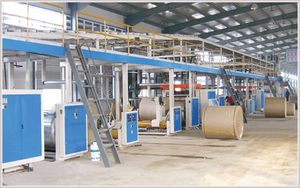 Overhead Conveyor Bridge for Corrugated Cardboard Production Line