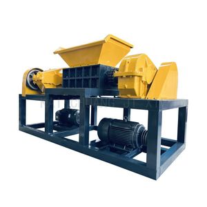 Steel Scrap Wire Shredder Scrap Metal Paint Drum Double Shaft Tyre Shredder