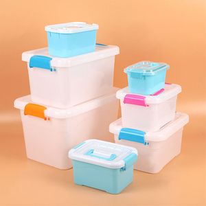 Fridge Storage Containers Fresh Keeping Box Clear Plastic Fruits Vegetables Refrigerator Organizer Storage Box with Handle