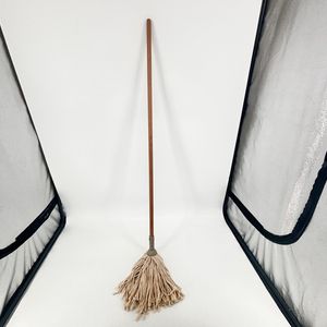 Wholesale Manufacturer Cheap Mop with Stick Recycled Cotton Yarn Wooden Stick Mop