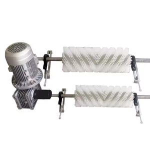 Custom Motor Electric Rotary Industrial Nylon Cleaning Roller Brush for Conveyor Cleaning