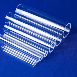 Factory Direct Supply of Custom-Sized Polished Quartz Glass Tubes with High Temperature