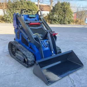 EPA Engine Diesel Wheel Crawler Mini Track Skid Steer Loader with Attachments