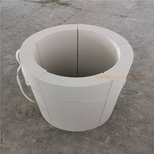 650c 1050c 18-400mm ID Water Repellent High Temperature Calcium Silicate Heat Insulation Pipe Section for Pipelines Thermal Insulation Material Tube Cover