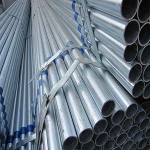 Hot Dipped A53 A500 Welded Galvanized Round Steel Pipe and Gi Steel Tube