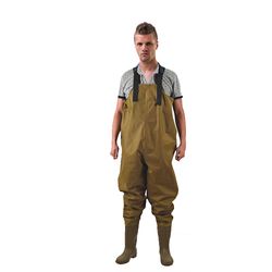 Fw007 70d Nylon PVC Coated Frenquency Welding Anti-Water Chest Fishing Wader