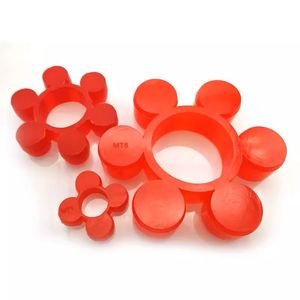 Plum Blossom Elastomer Coupling Polyurethane Plum Blossom Rubber Pad Hexagonal Octagonal Damping Buffer Pad Wear-Resistance