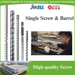 Jwell Single Screw for Plastic Product Extrusion: Pipe Extrusion, Sheet, Plate, Blow Film Extrusion Machine& Blow Molding Machine Single Screw