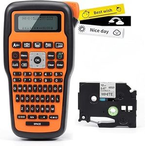 Heat Shrink Label Maker E1000 PRO Industrial Label Printer Laminated Handheld Labeling Machine