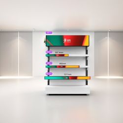 Android Touch Screen Digital Shelf Edge Advertising Screen LCD Stretched Digital Signage Stretched Bar LCD Display