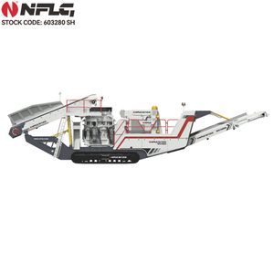 Energy Saving Tracked Mobile Cone Crushing Machine for Construction Waste Treatment