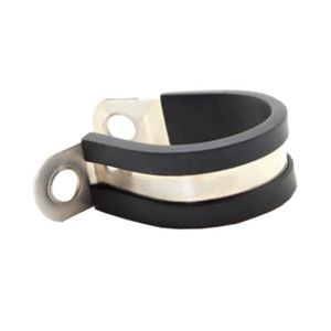 Anti-Corrosion and Wear-Resistant Stainless Steel 304 P Type Rubber Pipe Clamp