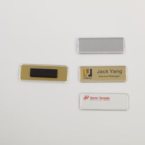 Magnetic Name Tags Badge Holder