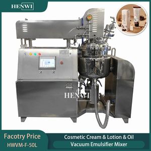 Cosmetic Chemical Shampoo Toothpaste Lotion Cream Mixing Equipment Vacuum Mixer