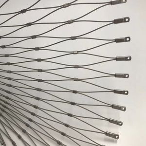 Tec-Sieve Stainless Steel Wire Rope/Cable Mesh with Ferrules