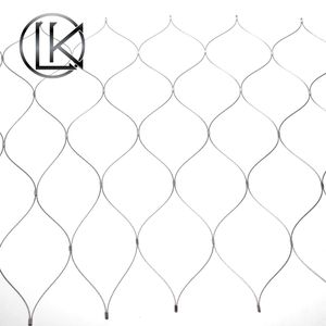 Premium Grade Architectural Flexible Stainless Steel Cable Mesh for Facade Cladding