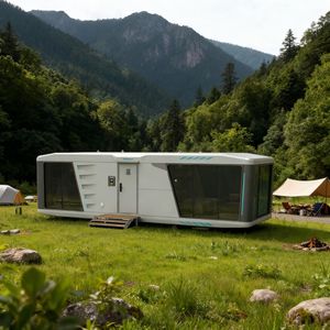 Durable Corrosion Resistant Modular Space Capsule Home for Island Resort Accommodation