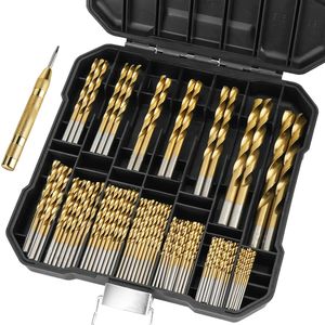 HSS/HSS-Co Drill Bit Kit with Storage Case for Metal Drilling