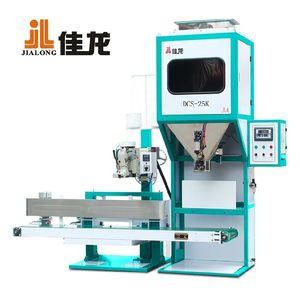 Jialong Rice Grain Soybean Wheat Feed Granule Millet Salt Corn 25kg Pulses Weighing Packing Machine Packaging