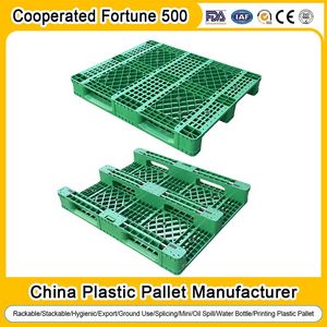 China Plastic Pallet Manufacturer Rackable Stackable One Way Export Hygienic Printing Splicing Oil Spill Containment IBC Drum HDPE Heavy Duty Flat Pallet