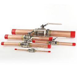 Wholesale High Quality OEM Factory 1/2in Medical Oxygen Brass Gas Ball Valve Lockable Isolation Line Valve Medical Shut off Ball Valve with Extension Plug