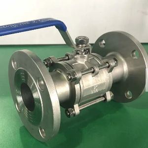 Floating Stainless Steel 3PC Manual Flanged Ss Ball Valve