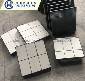 Factory Price Mining Chute Zta Ceramic Wear Liner (300*300*63mm)