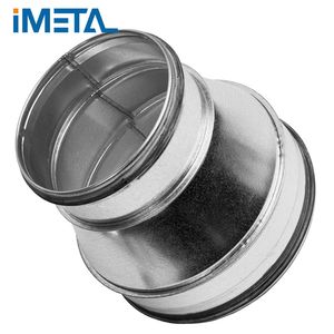 Air Ventilation System Galvanized Steel Ducting Connector Reducer