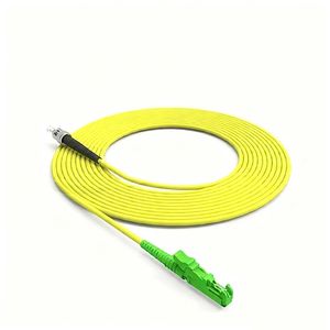 Telecom Grade LSZH Single Mode E2000 Fiber Optic Patch Cord