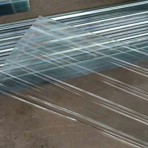 Modern Durable FRP Transparent Corrugated Board Durable Glass Fiber Roof Tile Telha De PVC Plastic Roofing Sheet for Building Material