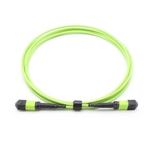 MPO/MTP Fiber Patch Cord Om3 Om4 Aqua Multimode 8/12/24 Core