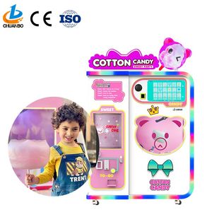 Factory Commercial Latest Candy Floss Full Automatic Cotton Candy Vending Machine