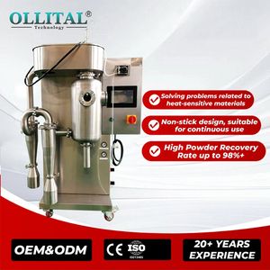 Spray Dryer 2L Stainless Steel Glass Material for Food Pharmaceutical