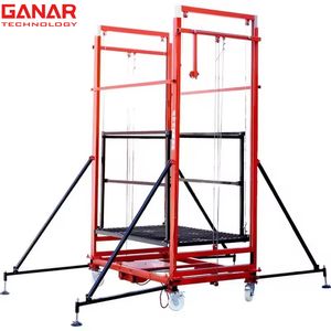Mobile Electric Scaffold Lift Platform 500kg 2-15m Height Adjustable Electric Scaffolding