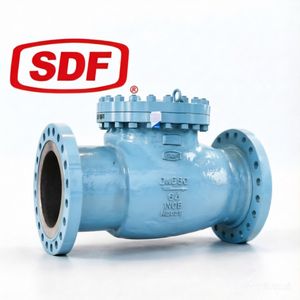 Straight Swing Check Valve Flanged Connection with Stainless Steel