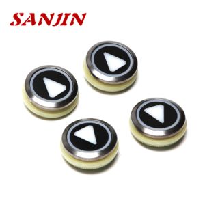 Kone Parts Kone Elevator Black Stainless Steel Button Kds50 Kds300