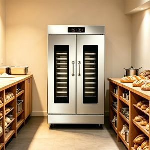 High Power 2.8kw Commercial Dough Proofer with Double Doors Design