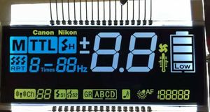 Monochrome LCD Display Htn Positive Polarizer LCD Display 12 O'clock