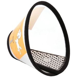Plastic Pet Elizabethan Collar Durable Transparent Recovery Cone Adjustable Protective Collar for Dogs and Cats
