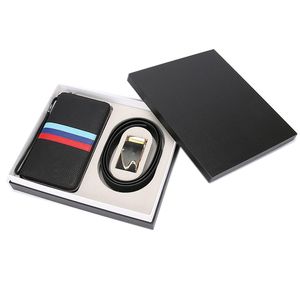 Luxury Gift Box Set with Wallet Belt and Cardholder OEM ODM Acceptable