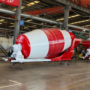8m3 Concrete Mixing Tank Cement Mixing Tank Fixed Floor-Standing Small Mixing Body