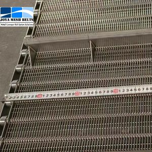 Stainless Steel Eye-Flex Steel Wire Mesh Conveyor Belts for Food Industry