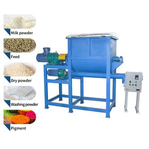 1000L Horizontal Food Powder Ribbon Screw Mixer Industrial Dry Powder Blender Mixing Machine Stainless Steel