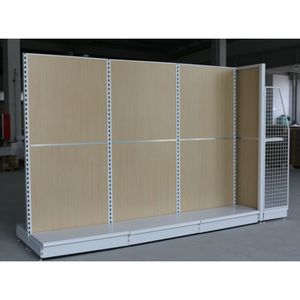 Versatile MDF Wood Metal Display Stand Shelves for Supermarkets