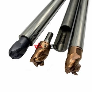High Anti Vibration Tungsten Carbide Milling Head /End Mills with Solid Carbide Extensions