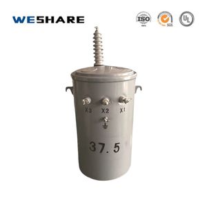 Manufacturer 50kVA Single Phase Oil Immersed Power Transformer Electric Pole Mounted Distribution