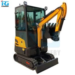 CE EPA 1-10ton Hydraulic Rubber Crawler Tracked Backhoe Bucket Mini Digger Excavators Mini Crawler Excavators