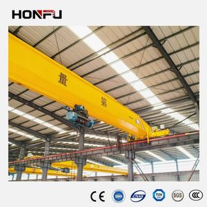 Overhead Crane Manufacturer Supplies 5 Ton 10t Span Single & Double Girder Double Rail Type Electric Hoist Overhead Crane with Motor & Light Spare Parts